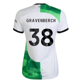 Liverpool Ryan Gravenberch #38 Udebanetrøje Dame 2023-24 Kort ærmer